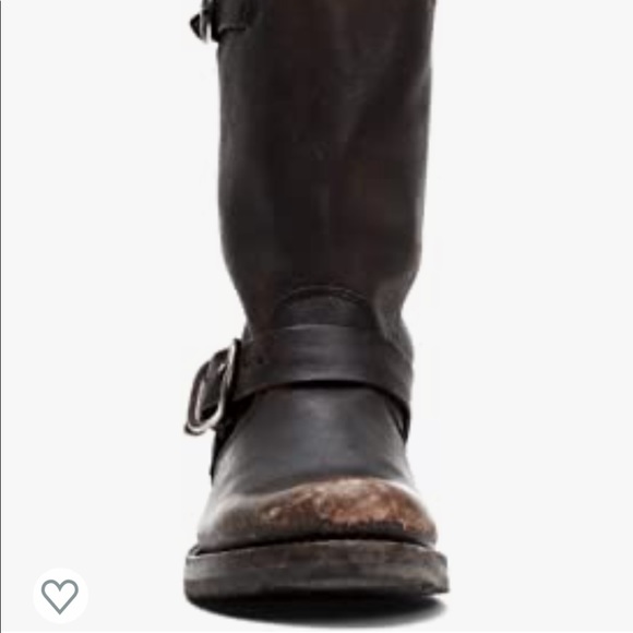 Frye Veronica Shortie in Rustic Black, sz 10 - Picture 9 of 16